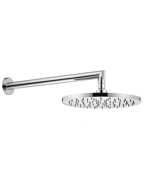 Anticalcareous shower head with 35 cm shower arm