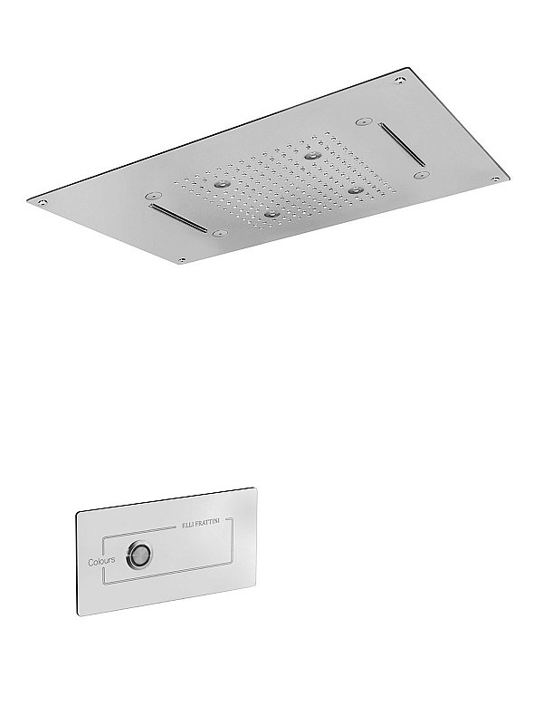Stainless steel anticalcareous ceiling mounted shower 3 function