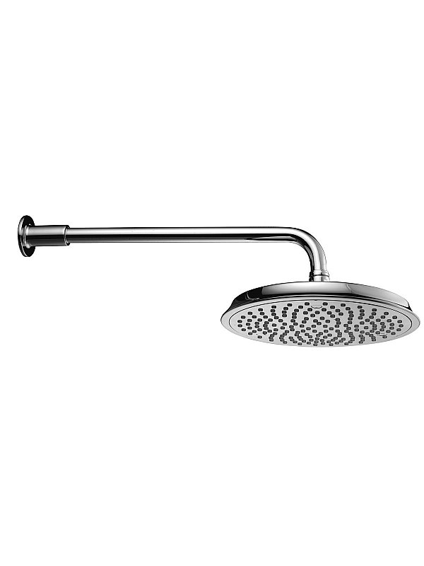 Anticalcareous shower head with shower arm