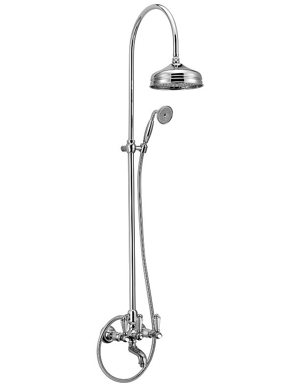 External bath mixer without  shower and shower holder