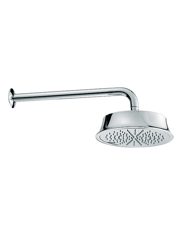 Anticalcareous shower head with shower arm